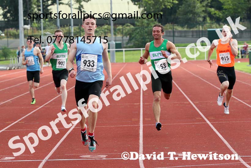Mens and Boys 200 metres, 2021 North Eastern Track and Field Champs., Middesbrough. Photo: David T. Hewitson/Sports for All Pics